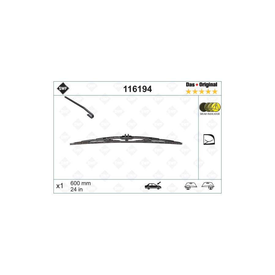 Swf Original 116194 Wiper Blade | ML Performance UK Car Parts