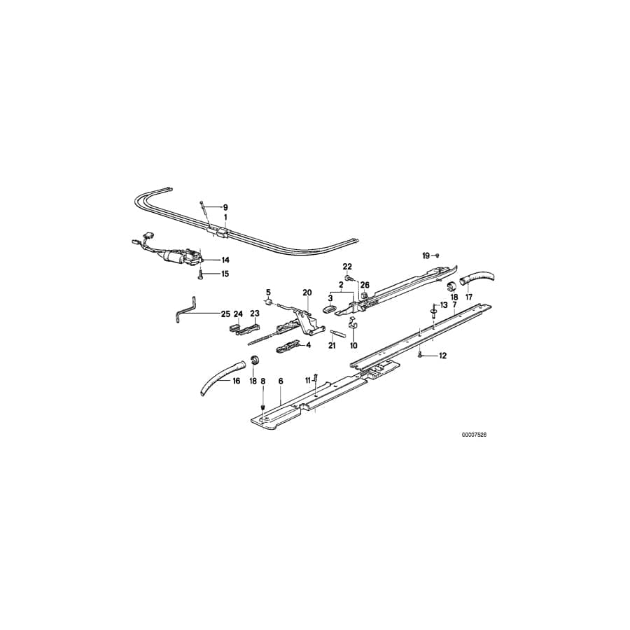 Genuine BMW 54128105429 E34 E32 Rubber Buffer (Inc. 518i, 540i & 730i) | ML Performance UK Car Parts