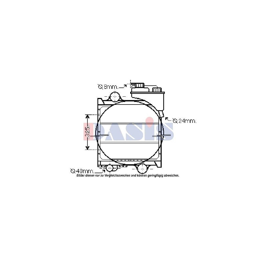 AKS Dasis 390026N Engine Radiator | ML Performance UK