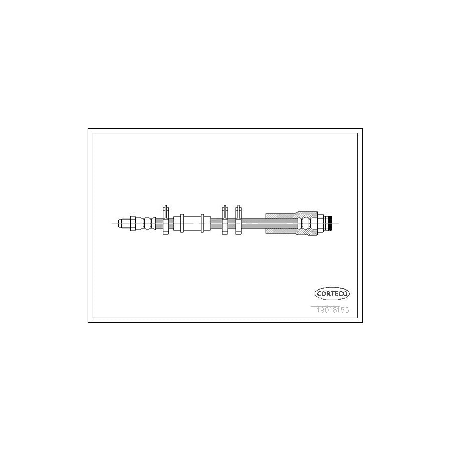 Corteco 19018155 Brake Hose | ML Performance UK