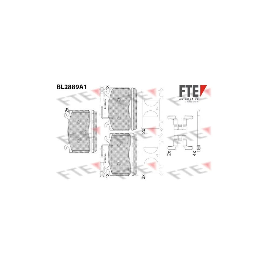 Fte 9011129 Brake Pad Set | ML Performance UK Car Parts