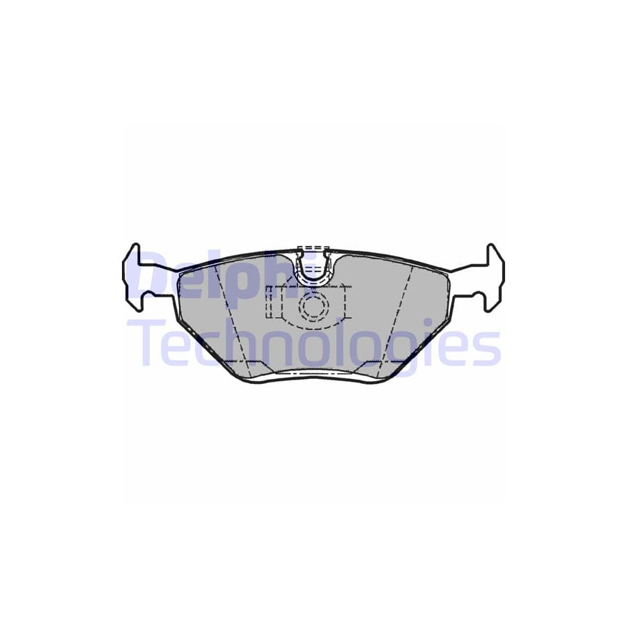 Delphi Lp1107 Brake Pad Set For Bmw 5 Series