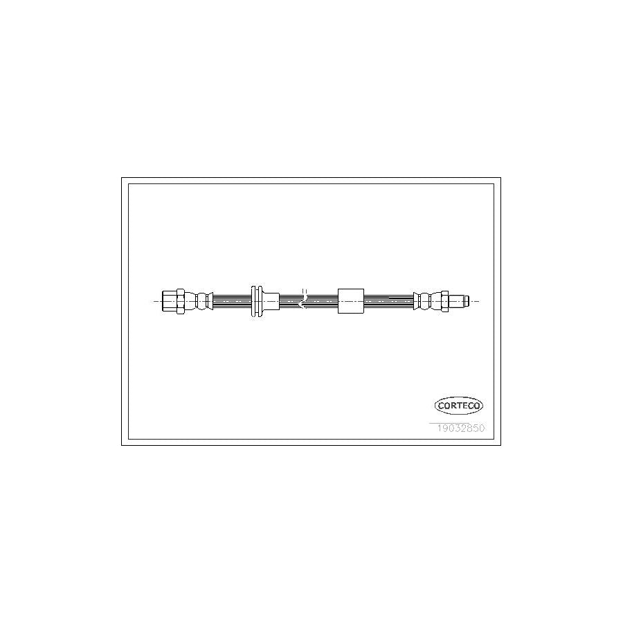 Corteco 19032850 Brake Hose Suitable For Mercedes-Benz S-Class | ML Performance UK