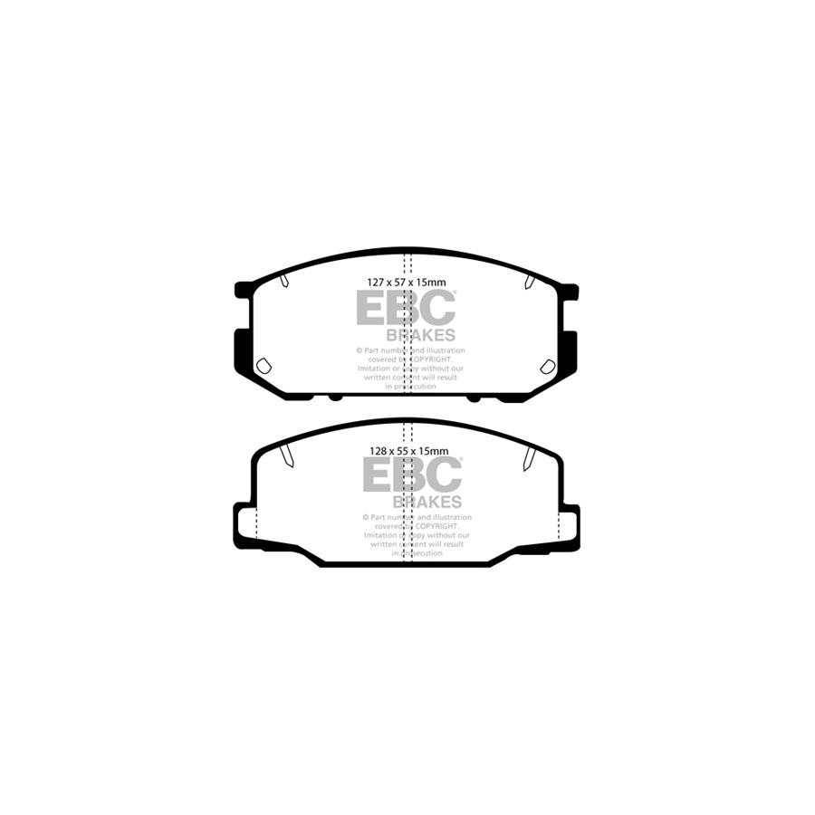 EBC PDKF1945 Toyota Celica Supra Ultimax Front Brake Pad & Plain Disc Kit 2 | ML Performance UK Car Parts