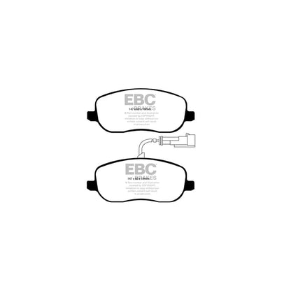 EBC PD40K689 Fiat Croma Mk2 Ultimax Pad & Plain Disc Kit 2 | ML Performance UK Car Parts