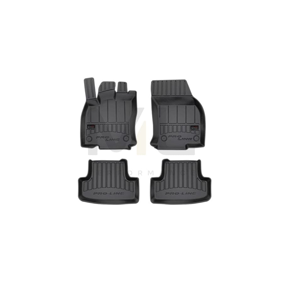 FROGUM 3D407602 Floor mat set for AUDI Q2 (GAB) Elastomer, Front and Rear, Quantity: 4, Black | ML Performance Car Parts