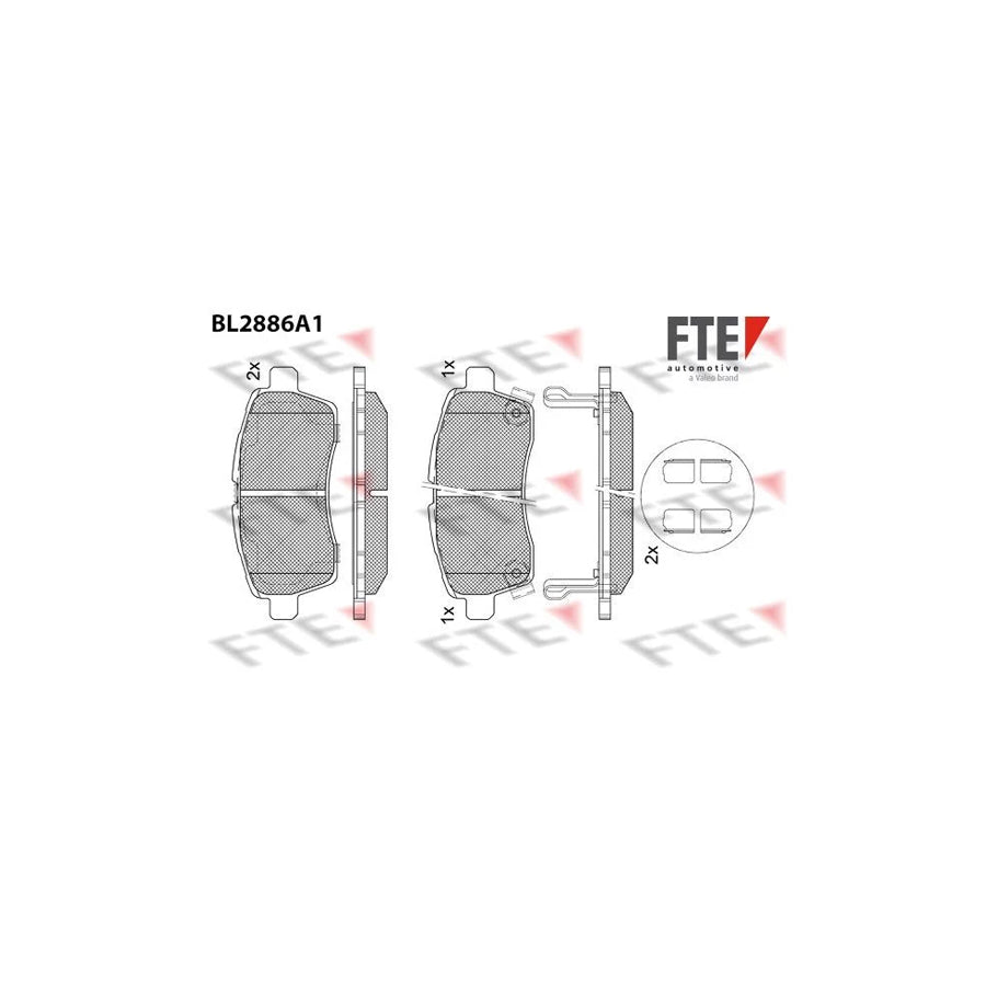 Fte 9011126 Brake Pad Set For Suzuki Ignis Iii (Mf) | ML Performance UK Car Parts