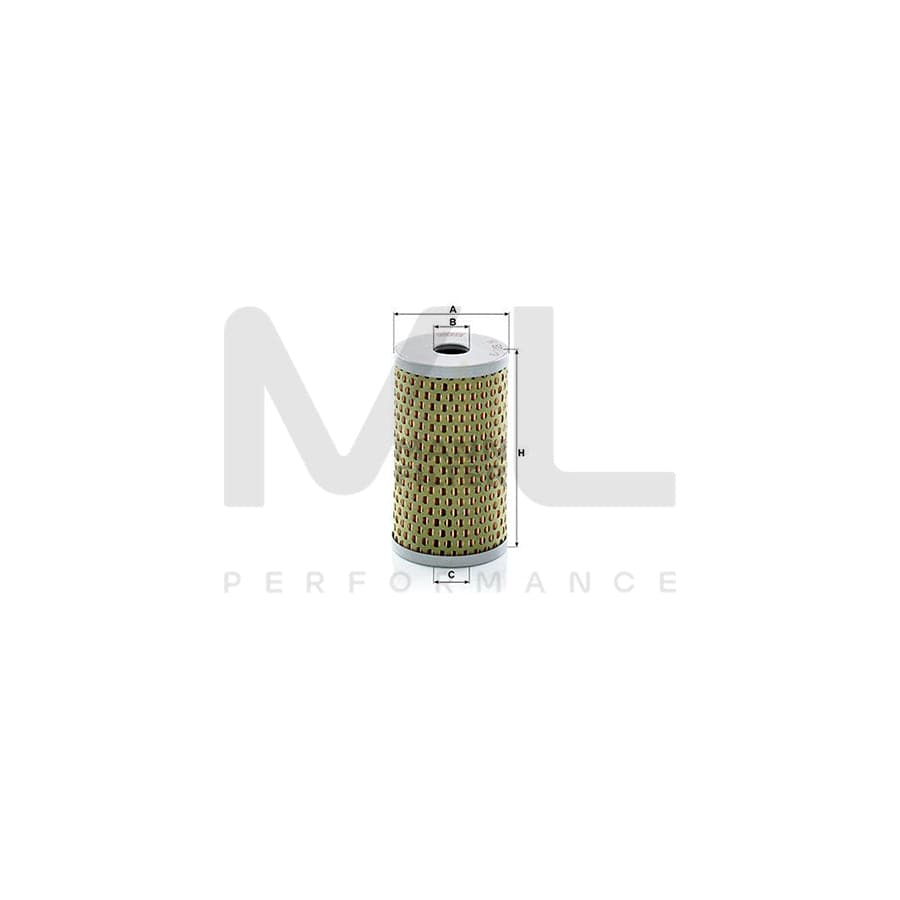 MANN-FILTER H 601/9 Oil Filter Filter Insert | ML Performance Car Parts