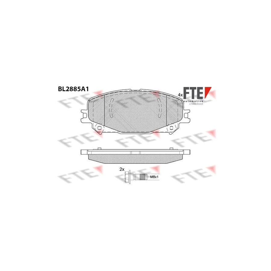 Fte 9011125 Brake Pad Set | ML Performance UK Car Parts