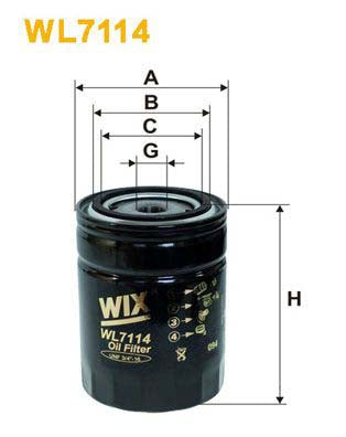 WIX Filters WL7114 Oil Filter