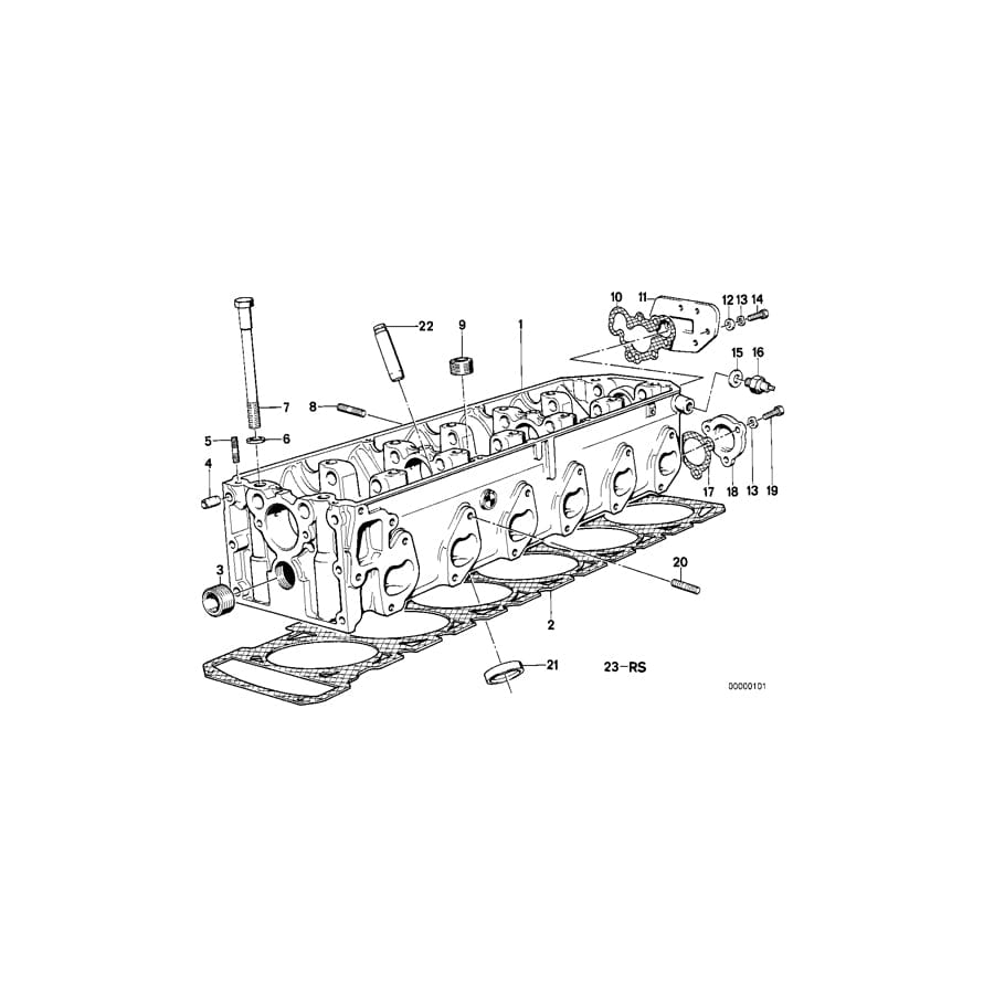 Genuine BMW 11121706569 E34 E32 Cylinder Head (Inc. 730iL, 730i & 530i) | ML Performance UK Car Parts