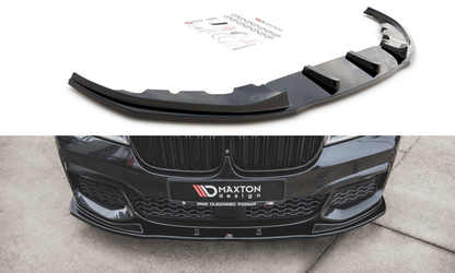 Maxton Design BM-7-11-MPACK-FD2T Front Splitter V.2 BMW Series 7 G11 M-Pack | ML Performance UK Car Parts