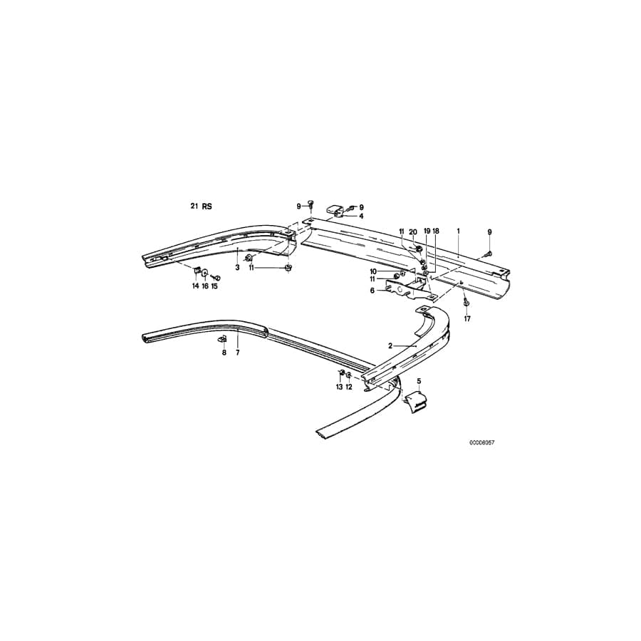 Genuine BMW 51121961634 E24 Cover, Primed, Right (Inc. M635CSi, 635CSi & 628CSi) | ML Performance UK Car Parts