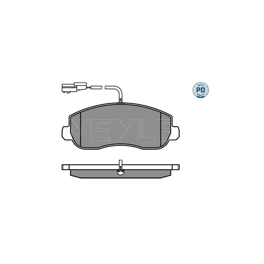 Meyle 025 251 4718/Pd Brake Pad Set