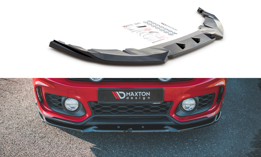 Maxton Design MC-CO-2-JCW-FD1T Front Splitter V.1 Mini Countryman JCW F60 | ML Performance UK Car Parts