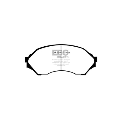 EBC PD01KF872 Mazda 323 Greenstuff Front Brake Pad & Plain Disc Kit  2 | ML Performance UK Car Parts