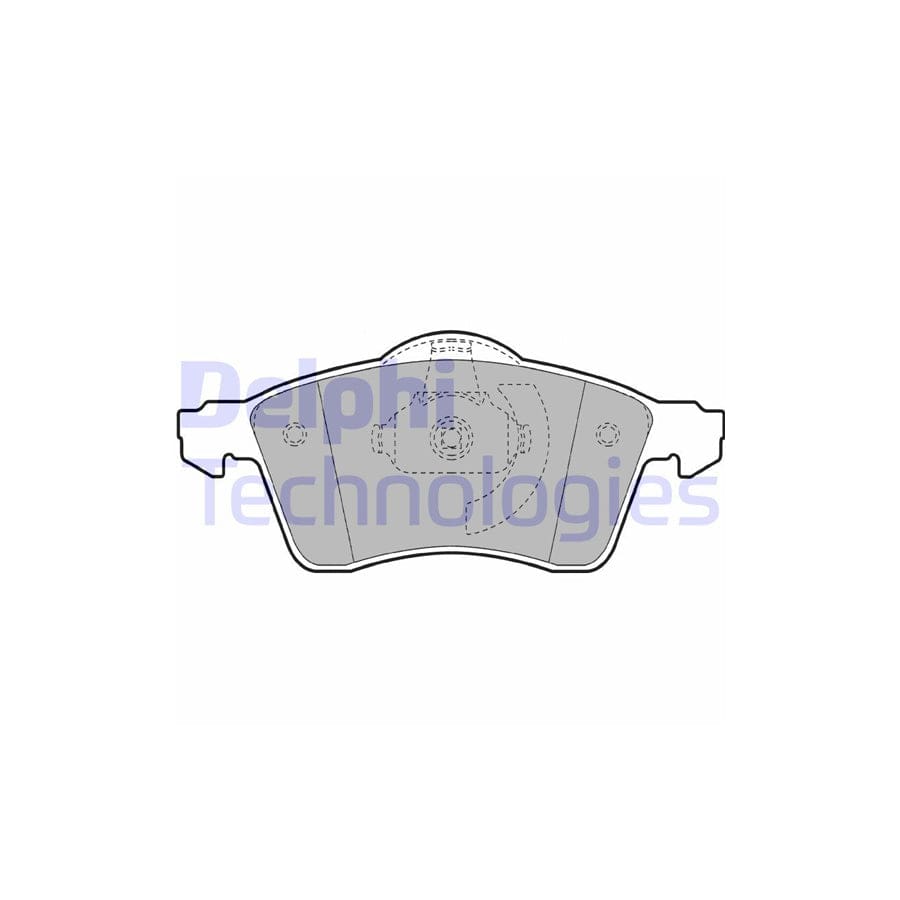 Delphi Lp1092 Brake Pad Set