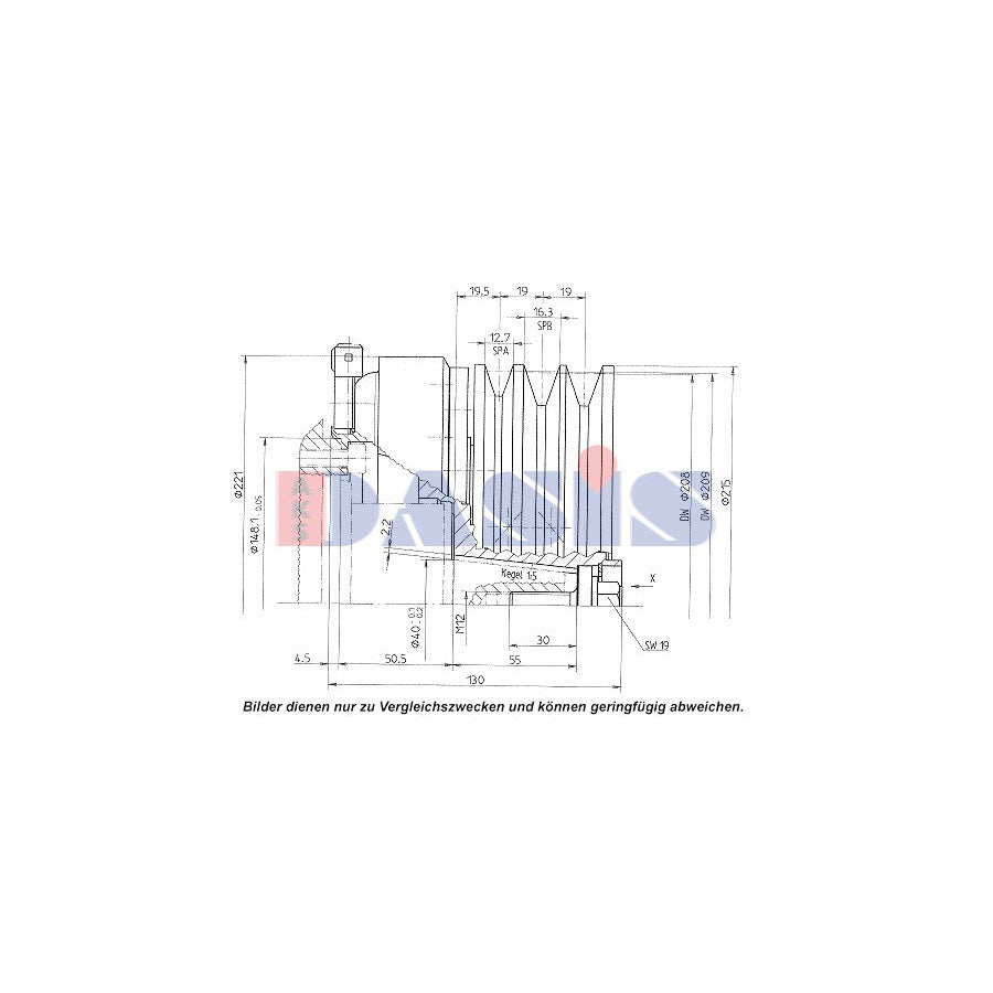 AKS Dasis 851155N Ac Compressor Clutch | ML Performance UK