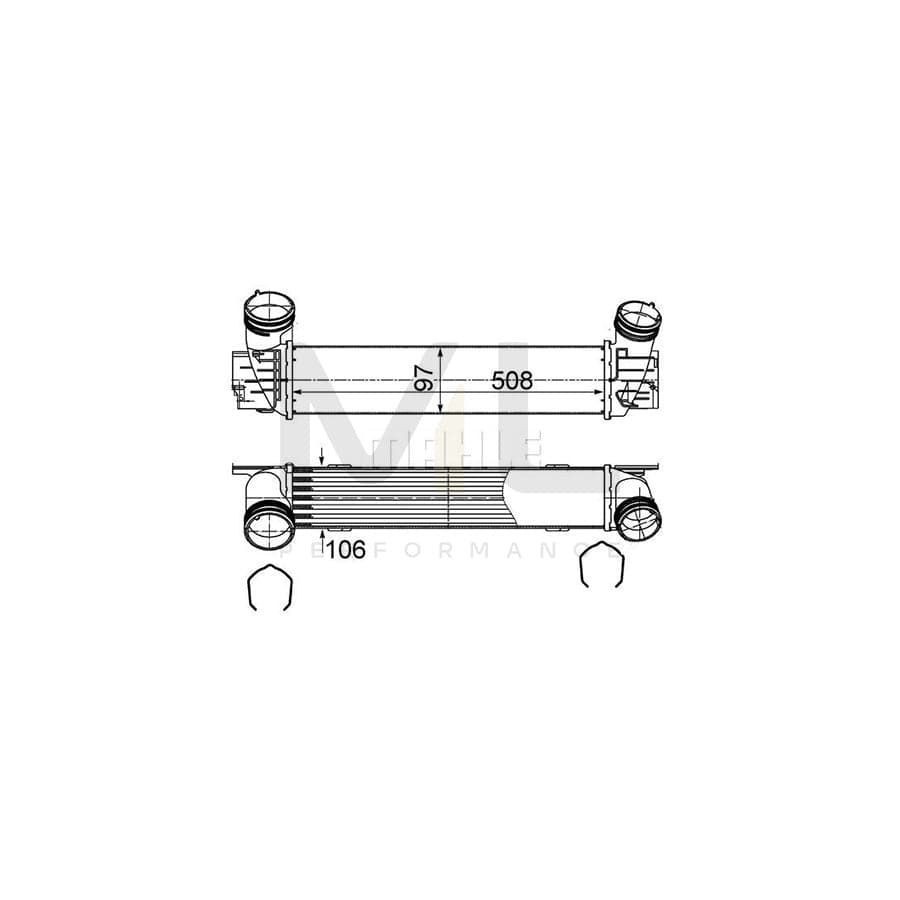 MAHLE ORIGINAL CI 491 000S Intercooler | ML Performance Car Parts