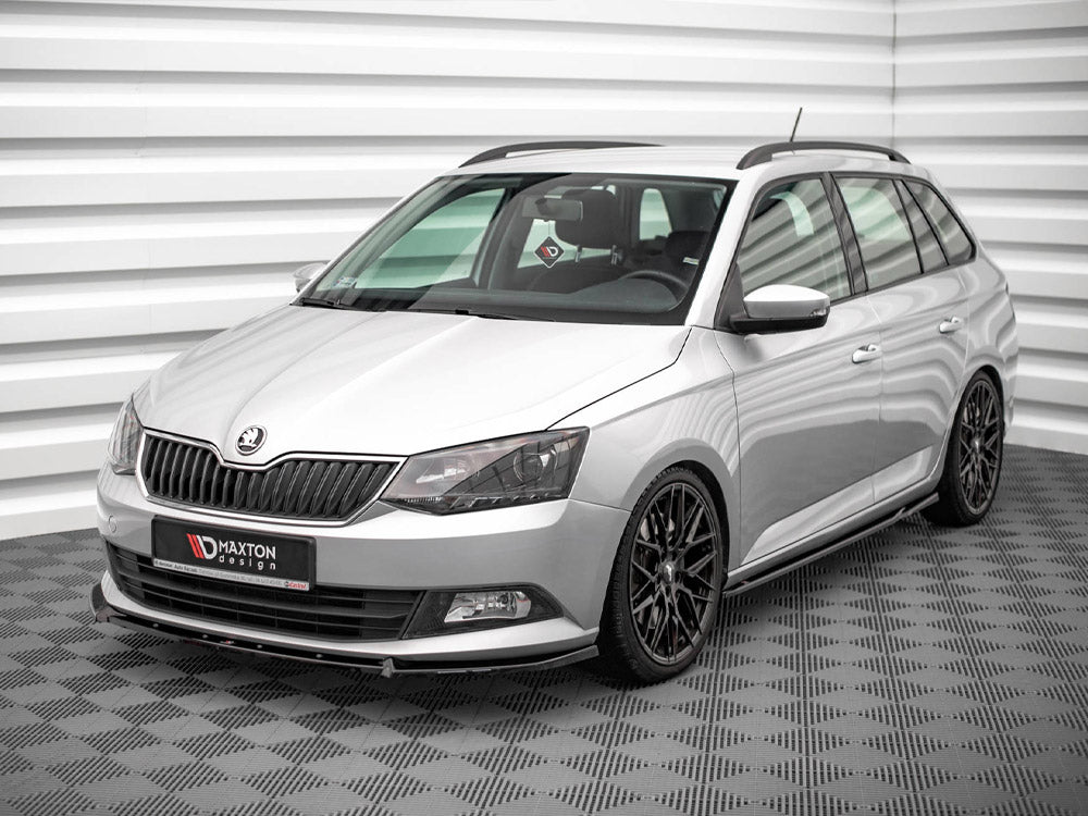 Maxton Design Skoda Fabia MK3 (2014-2019) Front Splitter V.1