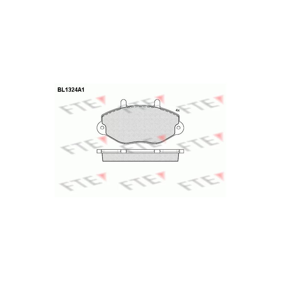 Fte 9010112 Brake Pad Set For Ford Transit | ML Performance UK Car Parts