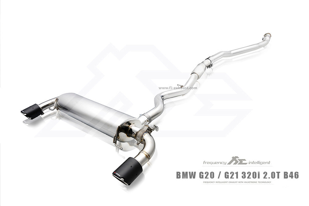 FI Exhaust BMW G20/G21 320i (OPF)  2.0T B48  2019+ Dual Tips | ML Performance UK Car Parts