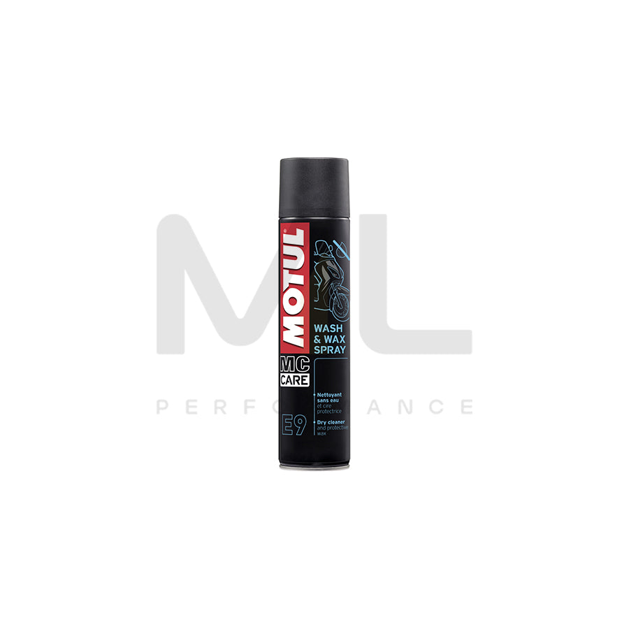 Motul MC Care E9 Wash & Wax - Motorcycle Dry Cleaner Spray /ld+jl | Engine Oil | ML Car Parts UK | ML Performance