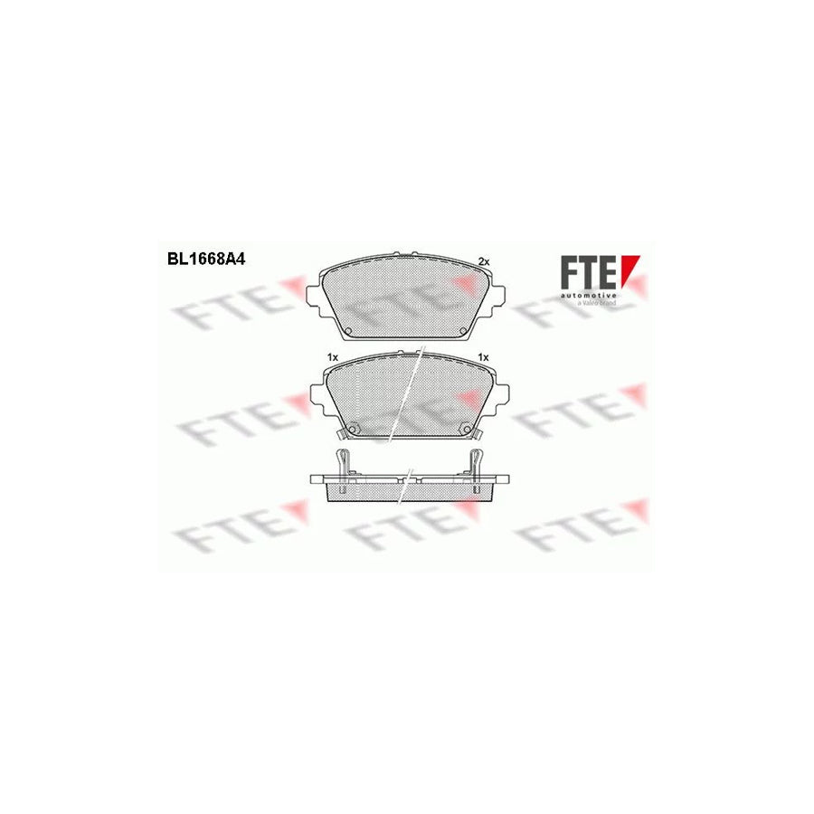 Fte BL1668A4 Brake Pad Set | ML Performance UK Car Parts