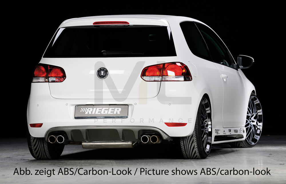 Rieger 00099802 VW Mk6 Golf Rear Diffuser 2 | ML Performance UK Car Parts