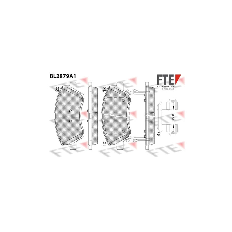 Fte 9011119 Brake Pad Set | ML Performance UK Car Parts