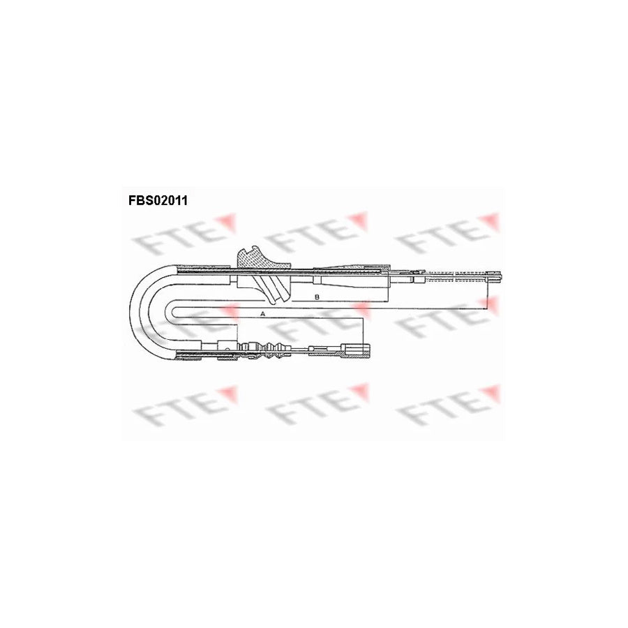 Fte 9250014 Hand Brake Cable | ML Performance UK Car Parts