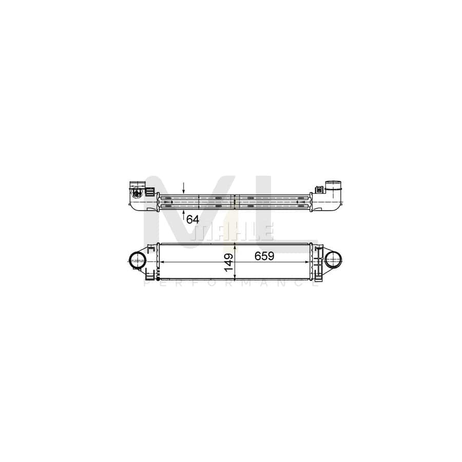 MAHLE ORIGINAL CI 499 000S Intercooler | ML Performance Car Parts