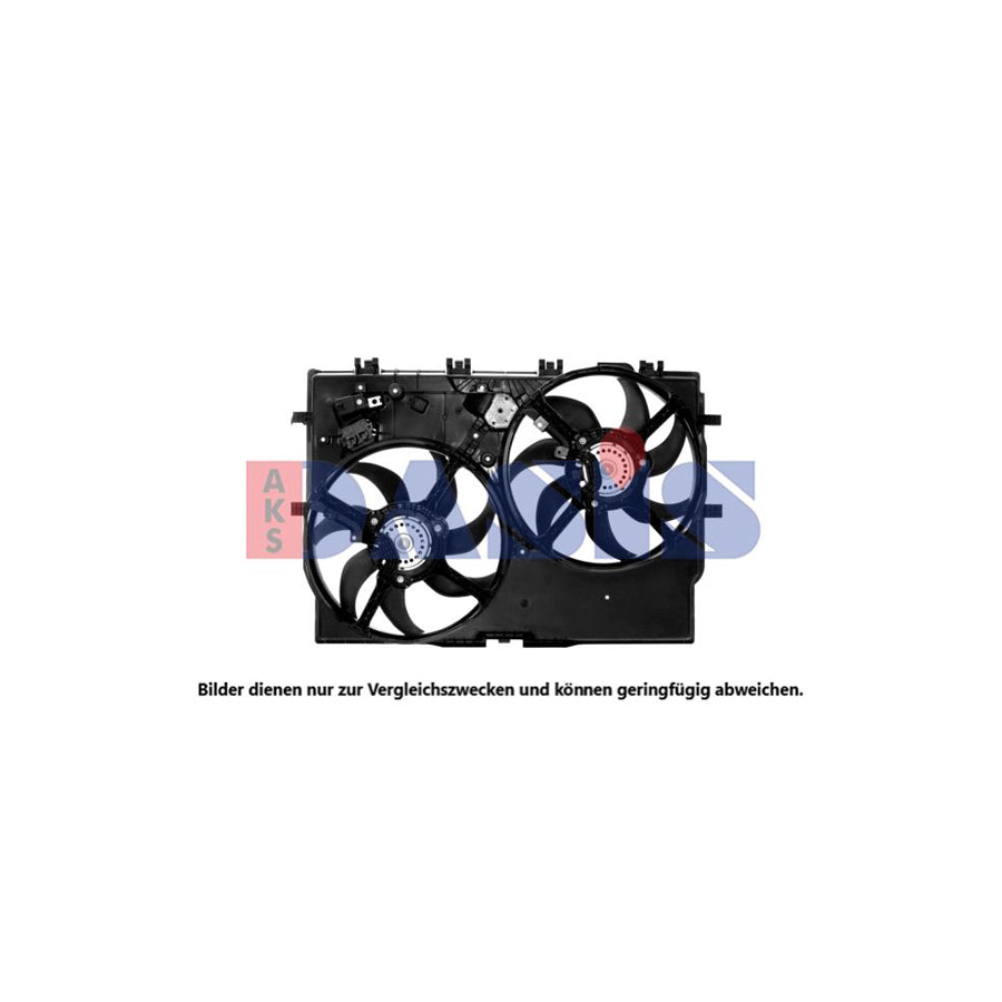 AKS Dasis 088166N Fan, Radiator For Fiat Ducato | ML Performance UK