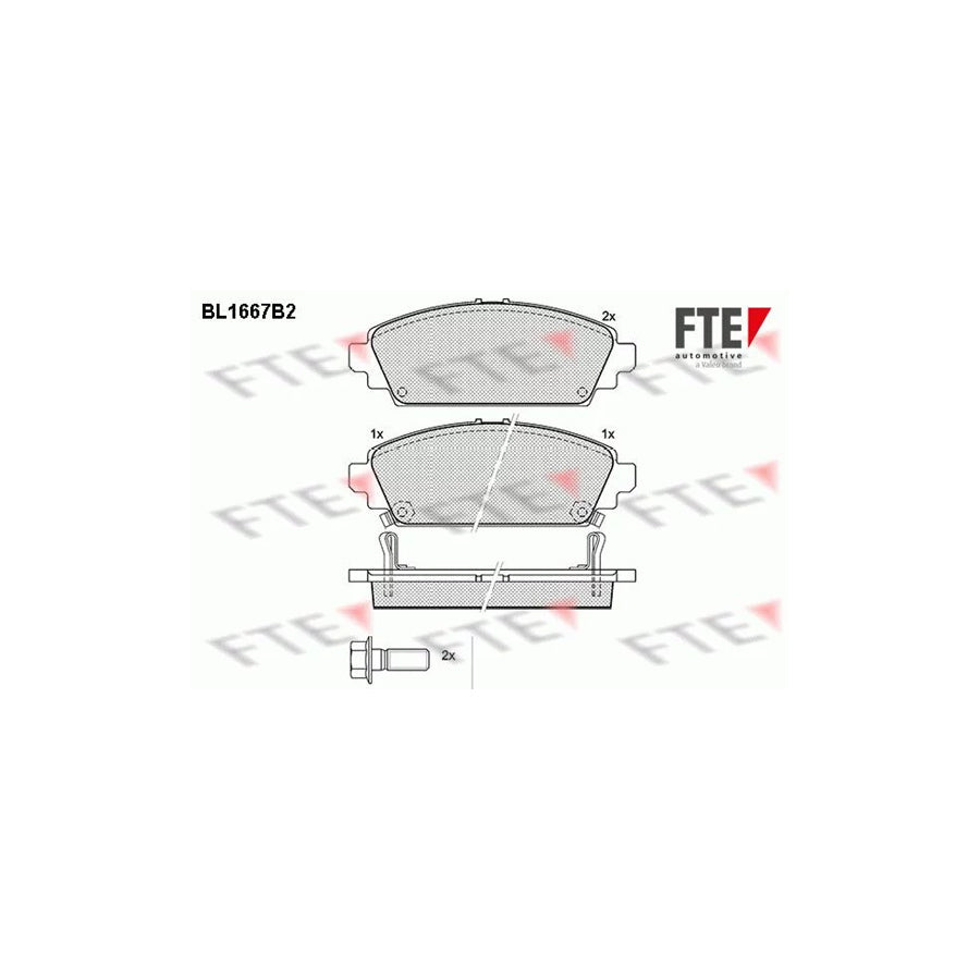 Fte BL1667B2 Brake Pad Set | ML Performance UK Car Parts