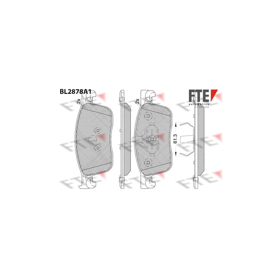 Fte 9011118 Brake Pad Set | ML Performance UK Car Parts