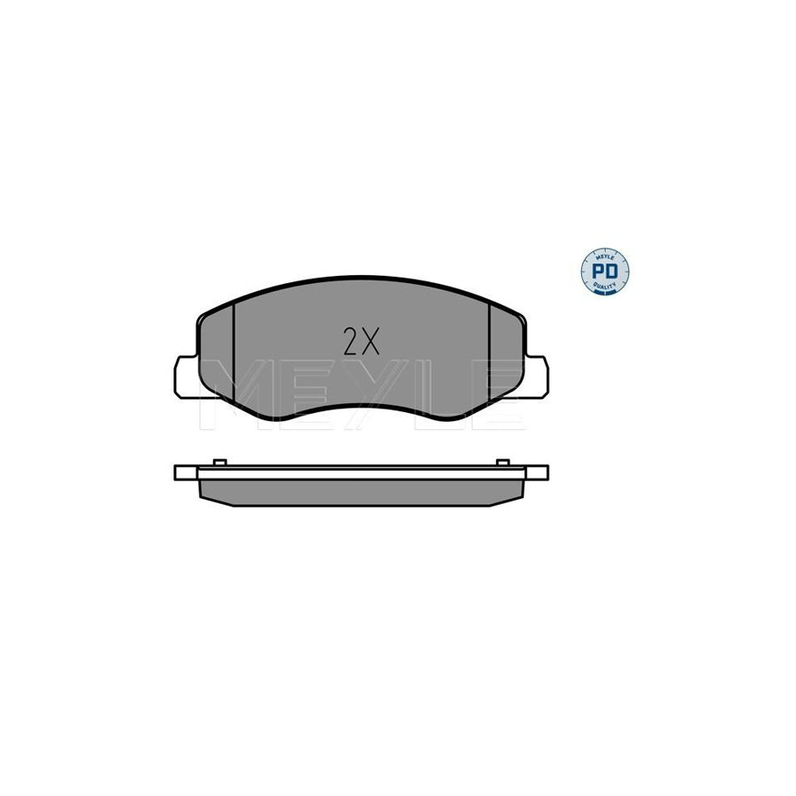 Meyle 025 251 7218/Pd Brake Pad Set