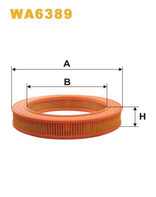 WIX Filters WA6389 Air Filter