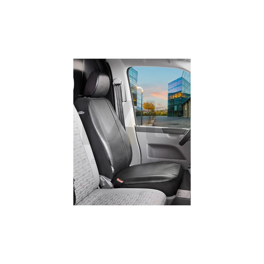 WALSER 10501 Car seat cover Anthracite, Leatherette, Polyester, Front | ML Performance Car Parts