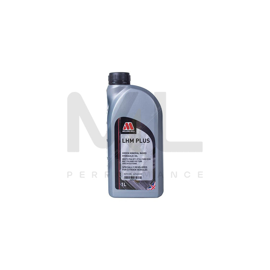 Millers Oils LHM Plus Mineral Based Hydraulic Fluid 1l | Engine Oil | ML Car Parts UK | ML Performance