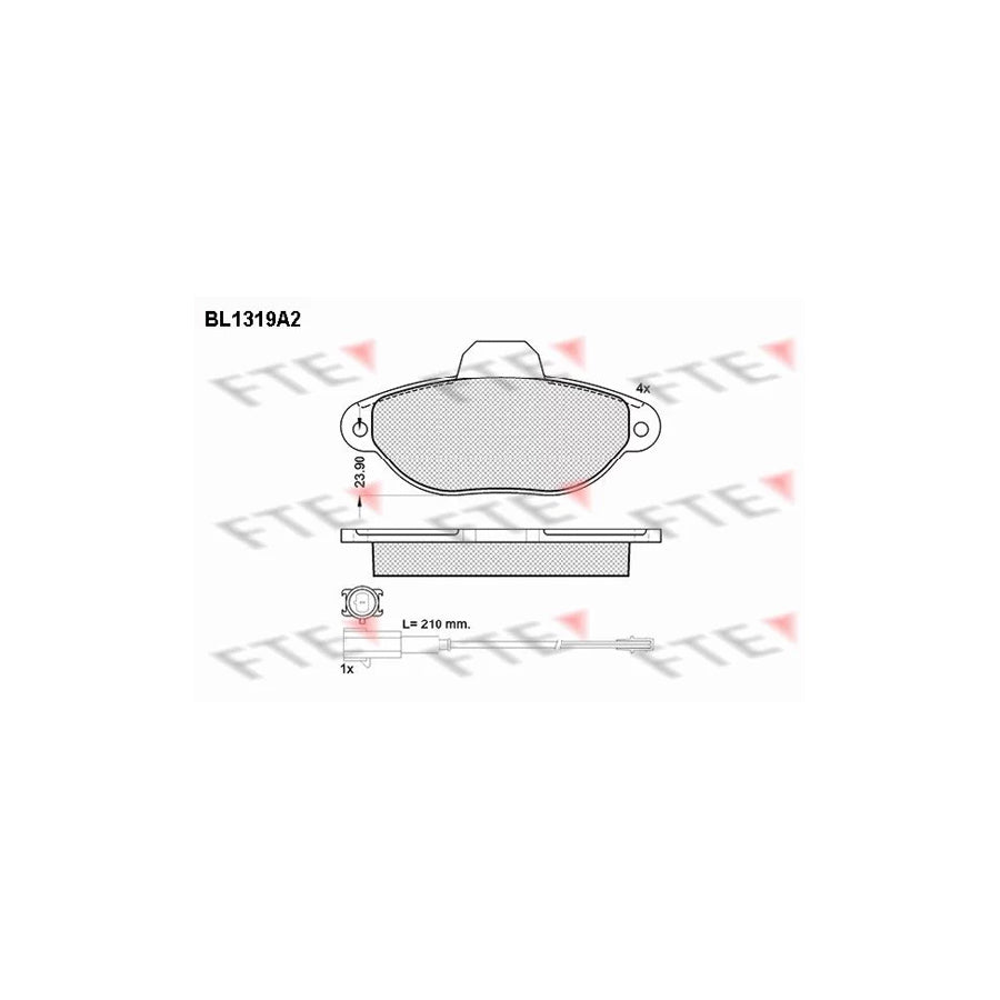 Fte 9010107 Brake Pad Set | ML Performance UK Car Parts