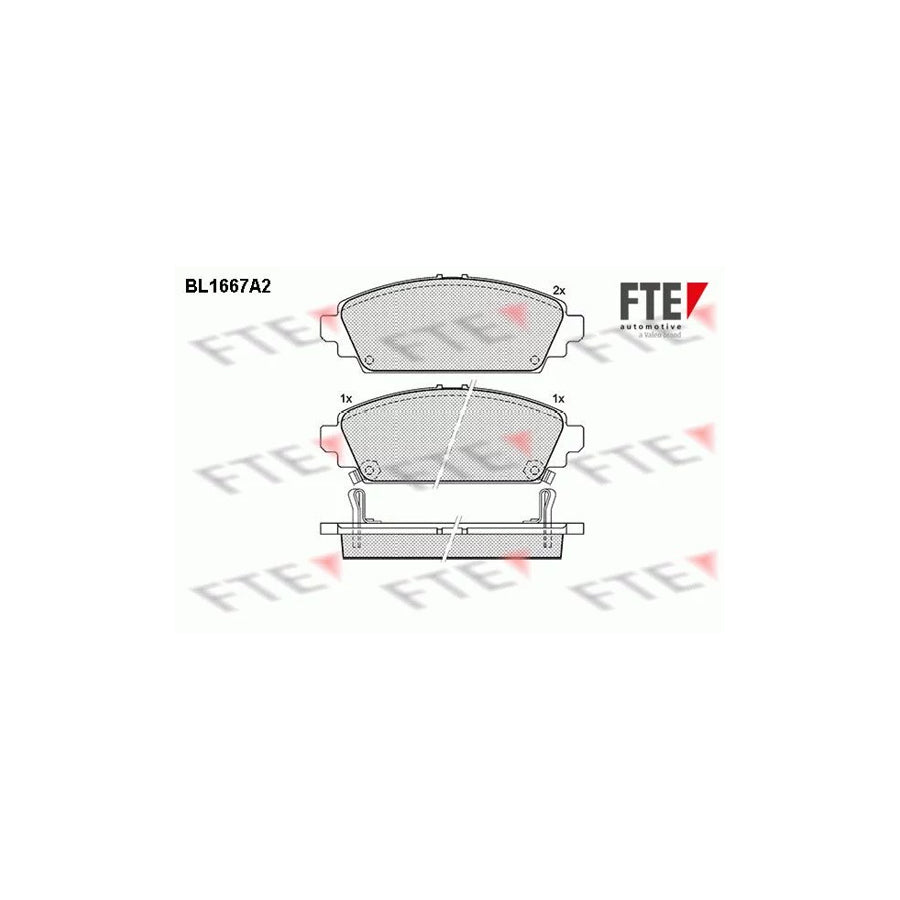 Fte BL1667A2 Brake Pad Set | ML Performance UK Car Parts