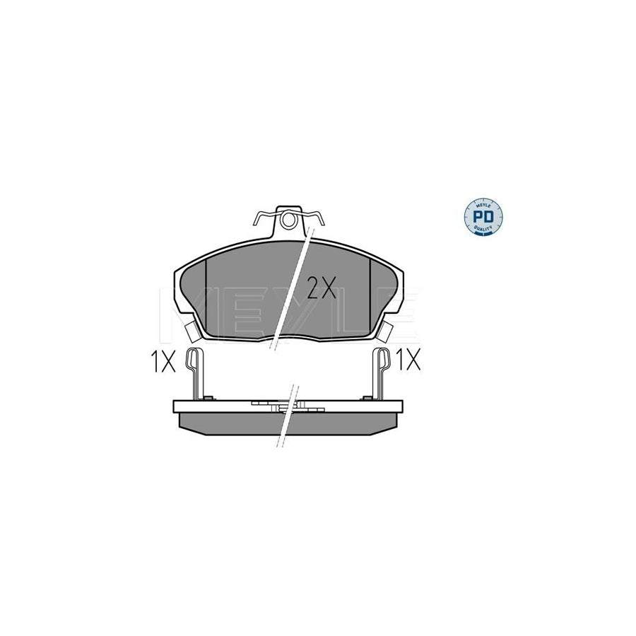 Meyle 025 215 1518/Pd Brake Pad Set