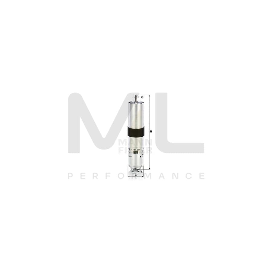 MANN-FILTER WK 5010 Fuel filter In-Line Filter | ML Performance Car Parts