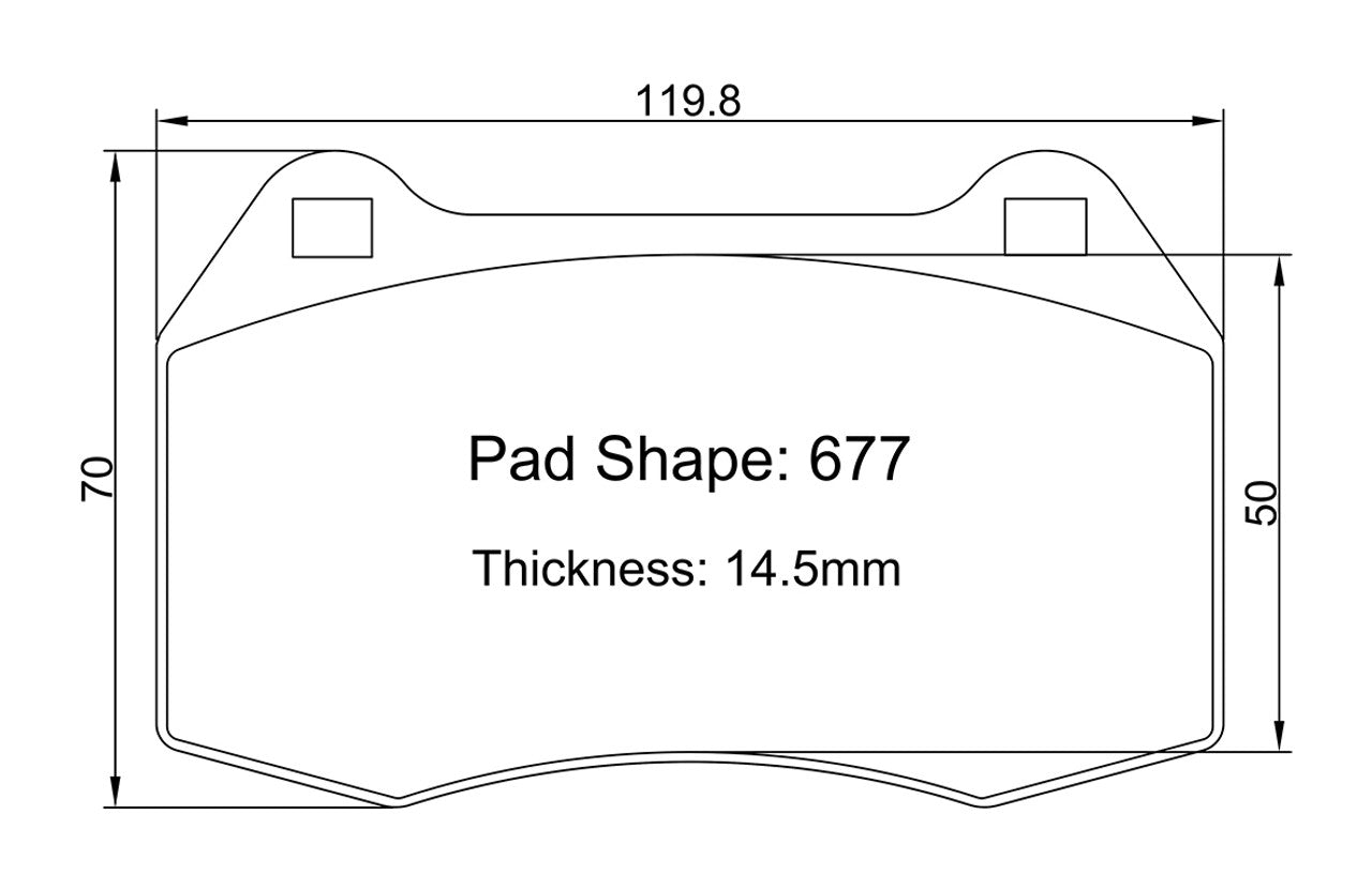 Paragon PBP677 Brake Pads