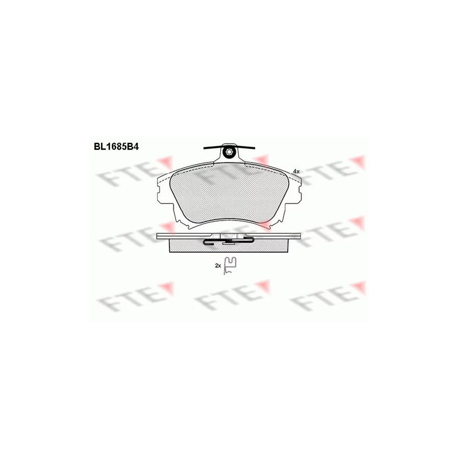 Fte BL1685B4 Brake Pad Set | ML Performance UK Car Parts