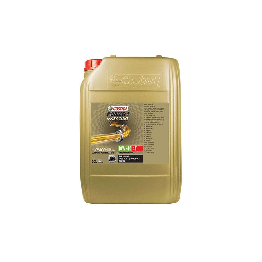 Castrol POWER1 Racing 4T 10W-40 - 20ltr | ML Performance UK Car Parts