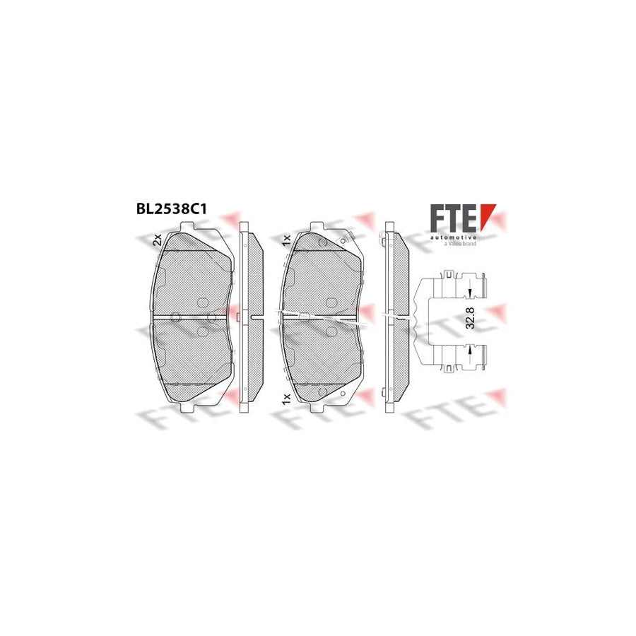 Fte BL2538C1 Brake Pad Set | ML Performance UK Car Parts