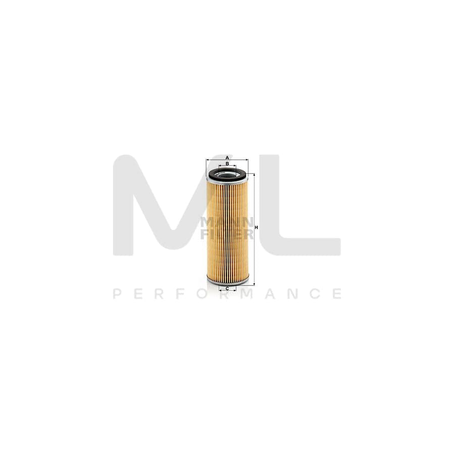 MANN-FILTER H 1076 Oil Filter Filter Insert | ML Performance Car Parts