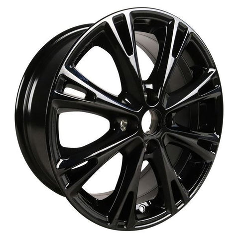 GENUINE FORD 2238231 x4 SET OF 4 FIESTA ALLOY WHEEL 17" 8-SPOKE DESIGN BLACK 2014 - 2019 | ML Performance UK