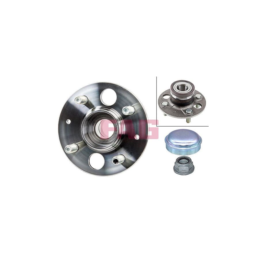 FAG 713 6270 90 Wheel Bearing Kit For Honda Jazz Hatchback (Gd, Ge3, Ge2)